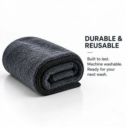 Mega Car Drying Towel | Dry Your Entire Car With One Towel | 100gsm Long Towel