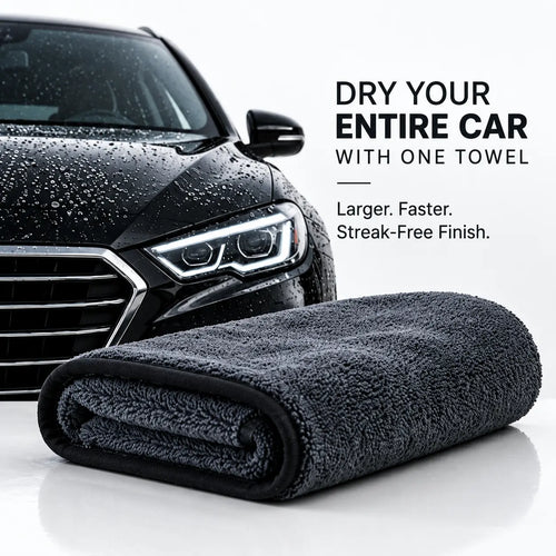 Mega Car Drying Towel | Dry Your Entire Car With One Towel | 100gsm Long Towel