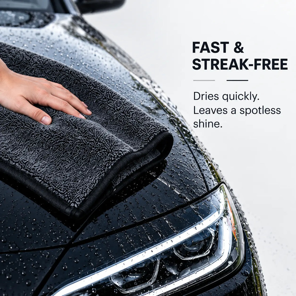 Mega Car Drying Towel | Dry Your Entire Car With One Towel | 100gsm Long Towel