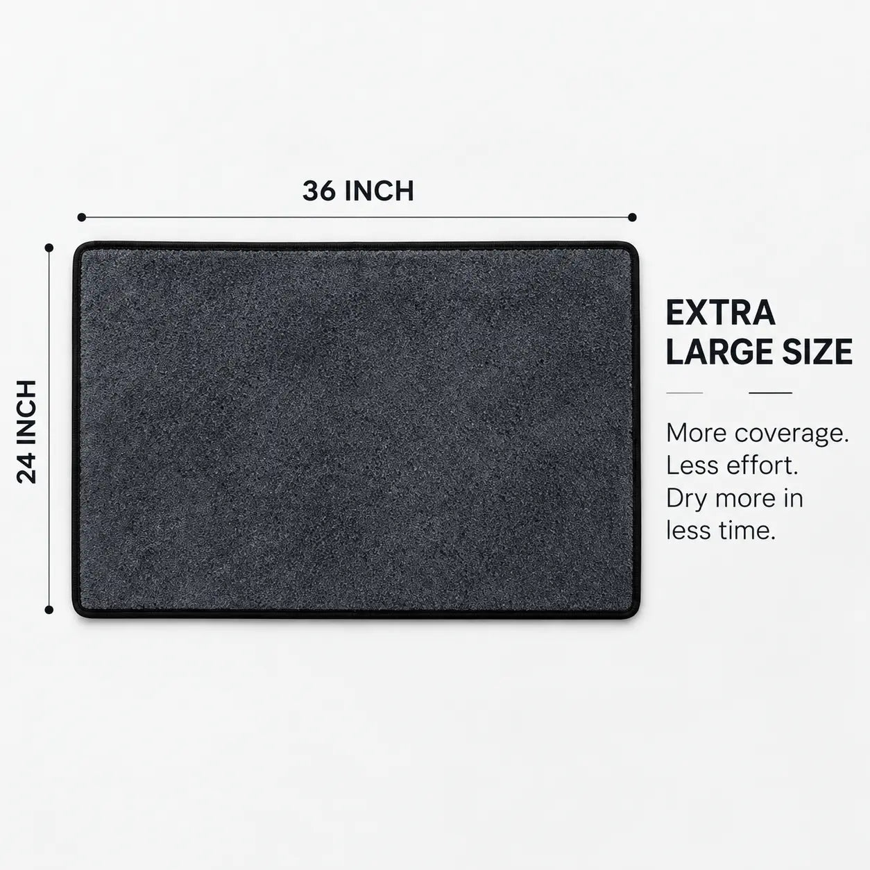 Mega Car Drying Towel | Dry Your Entire Car With One Towel | 100gsm Long Towel