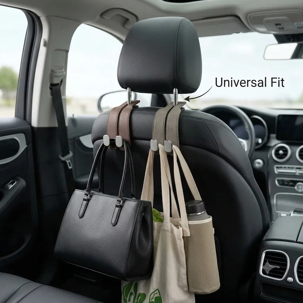 RideGlint™ Car Headrest Bag Hook