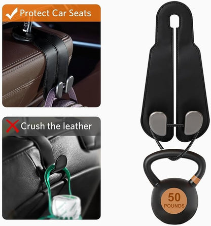 RideGlint™ Car Headrest Bag Hook